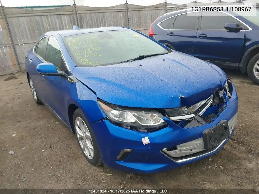 1G1RB6S53JU108967 2018 Chevrolet Volt Premier