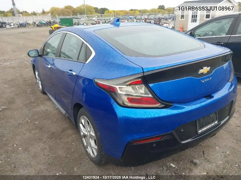 1G1RB6S53JU108967 2018 Chevrolet Volt Premier