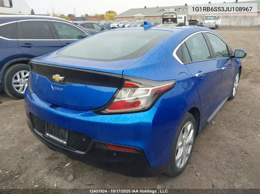 1G1RB6S53JU108967 2018 Chevrolet Volt Premier