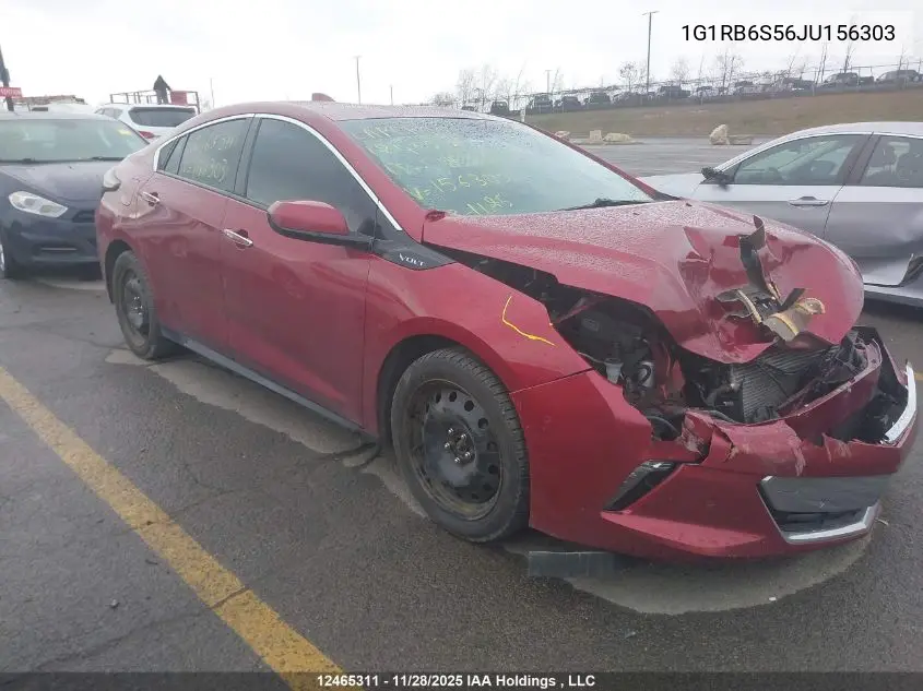 1G1RB6S56JU156303 2018 Chevrolet Volt Premier