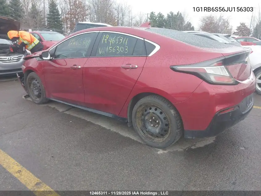1G1RB6S56JU156303 2018 Chevrolet Volt Premier