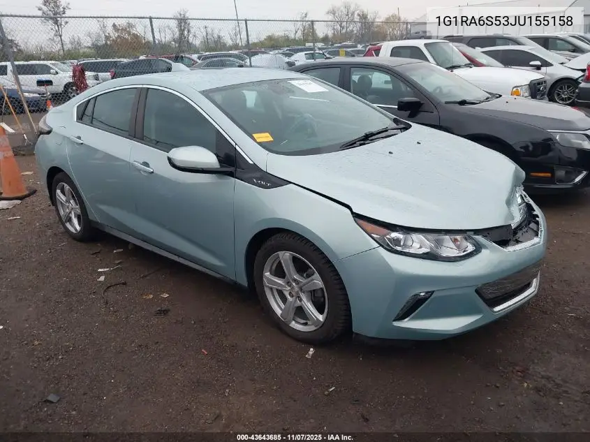 1G1RA6S53JU155158 2018 Chevrolet Volt Lt