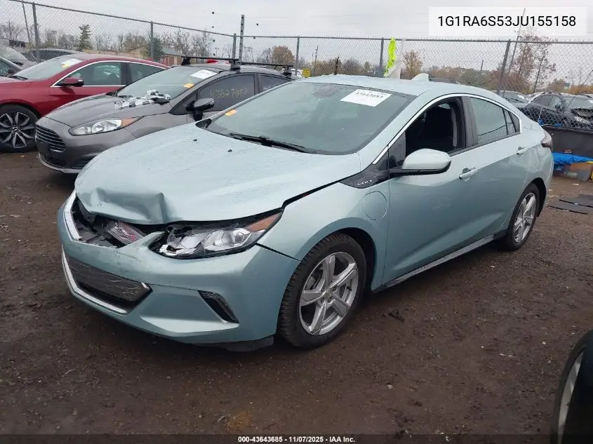 1G1RA6S53JU155158 2018 Chevrolet Volt Lt