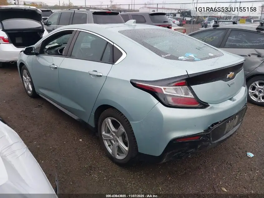 1G1RA6S53JU155158 2018 Chevrolet Volt Lt