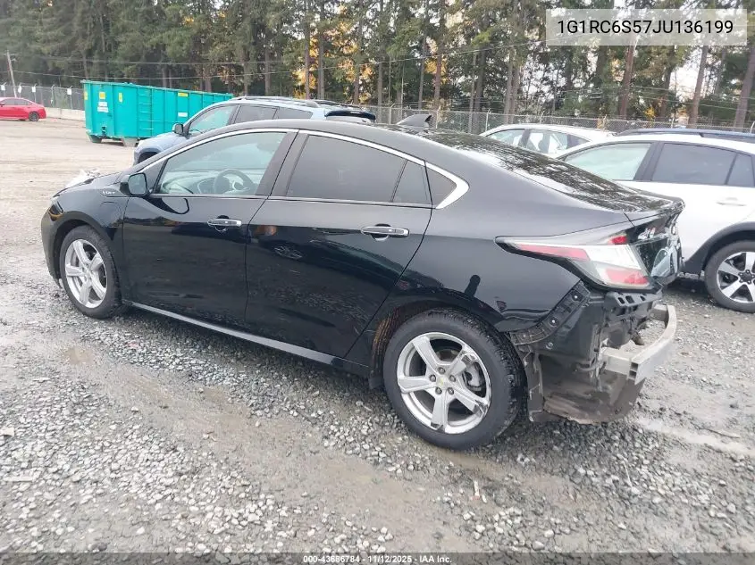 1G1RC6S57JU136199 2018 Chevrolet Volt Lt