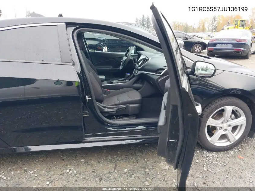 1G1RC6S57JU136199 2018 Chevrolet Volt Lt