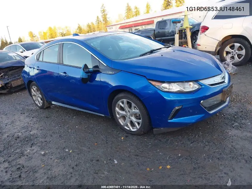 1G1RD6S53JU148461 2018 Chevrolet Volt Premier