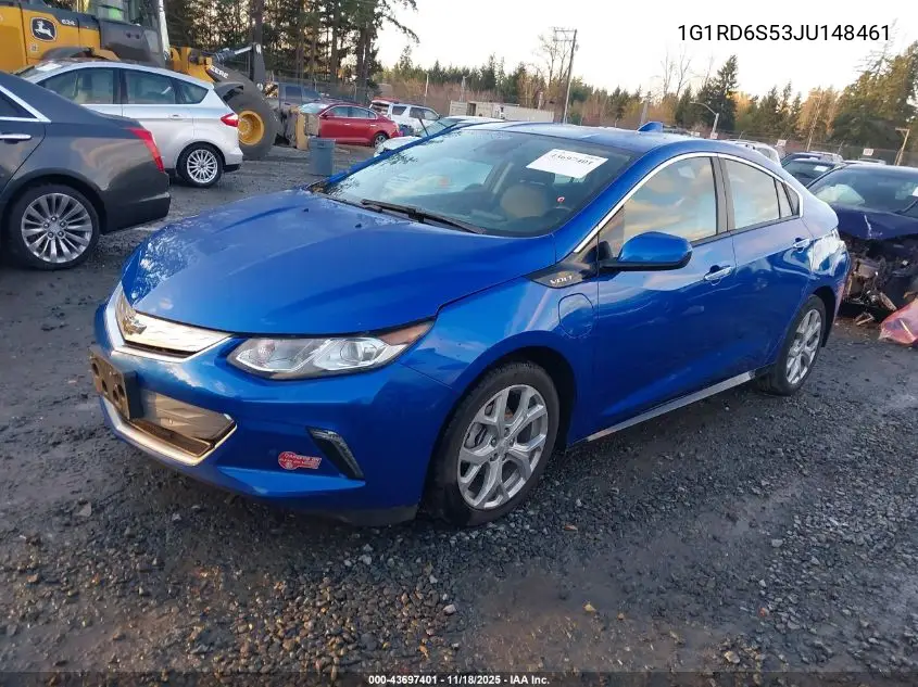 1G1RD6S53JU148461 2018 Chevrolet Volt Premier