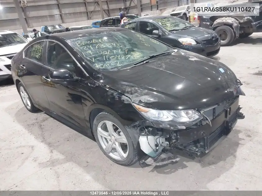 1G1RA6S58KU110427 2019 Chevrolet Volt Lt