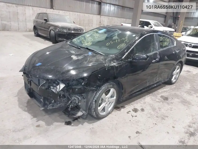 1G1RA6S58KU110427 2019 Chevrolet Volt Lt