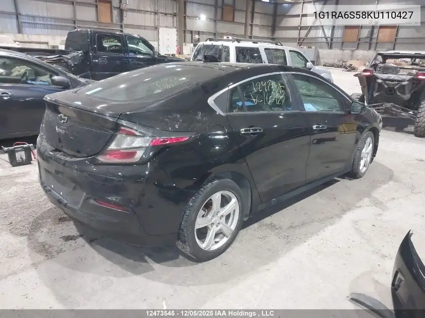 1G1RA6S58KU110427 2019 Chevrolet Volt Lt