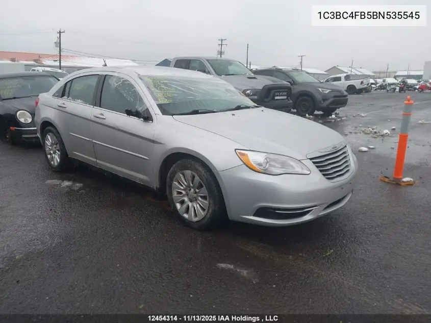 1C3BC4FB5BN535545 2011 Chrysler 200 Lx