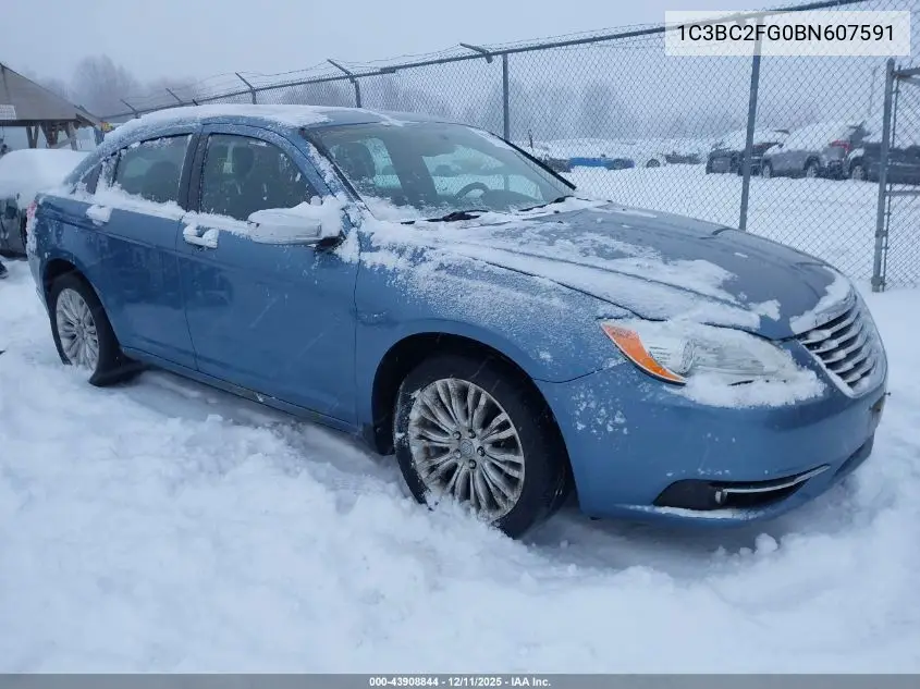 1C3BC2FG0BN607591 2011 Chrysler 200 Limited