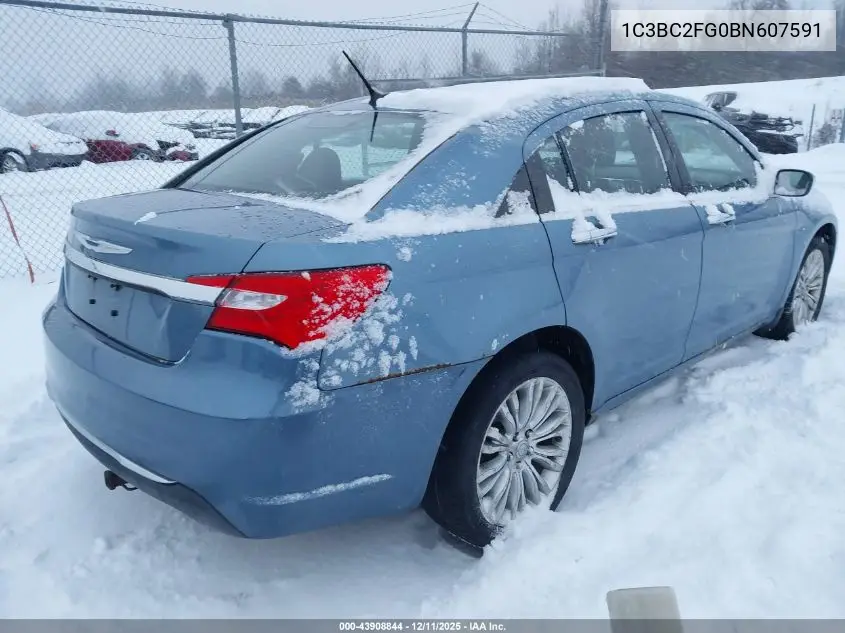 1C3BC2FG0BN607591 2011 Chrysler 200 Limited