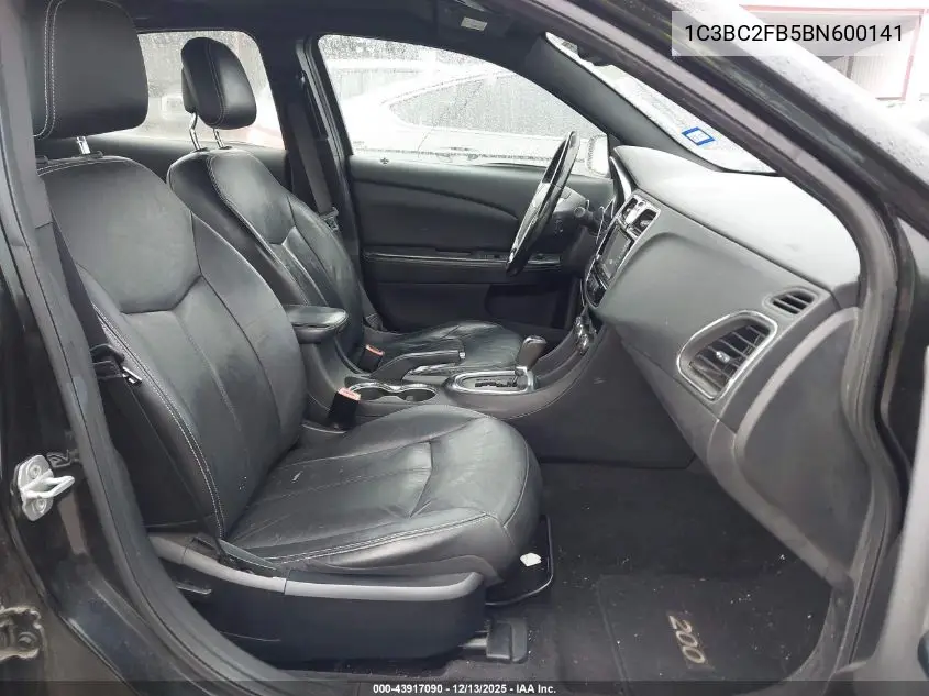 1C3BC2FB5BN600141 2011 Chrysler 200 Limited