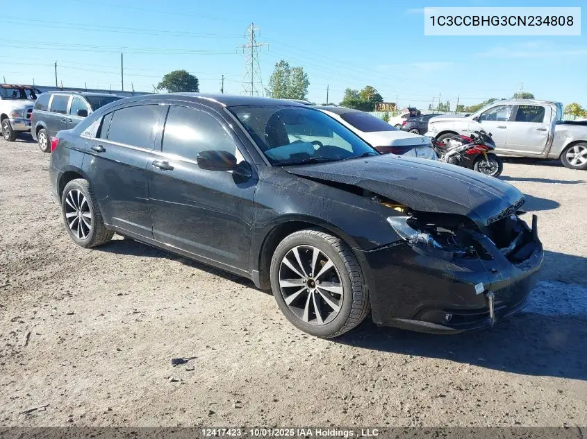 1C3CCBHG3CN234808 2012 Chrysler 200 S