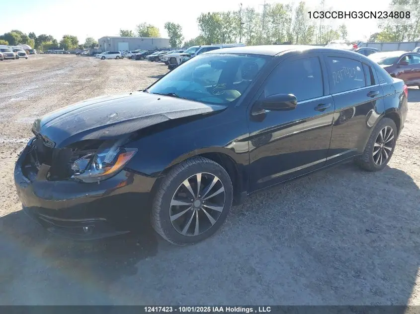 1C3CCBHG3CN234808 2012 Chrysler 200 S