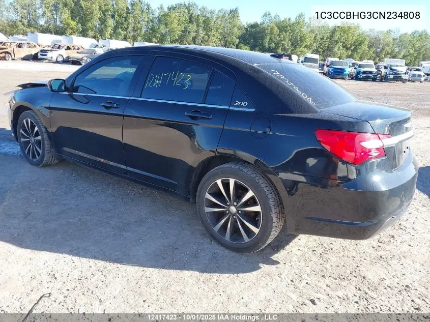 1C3CCBHG3CN234808 2012 Chrysler 200 S