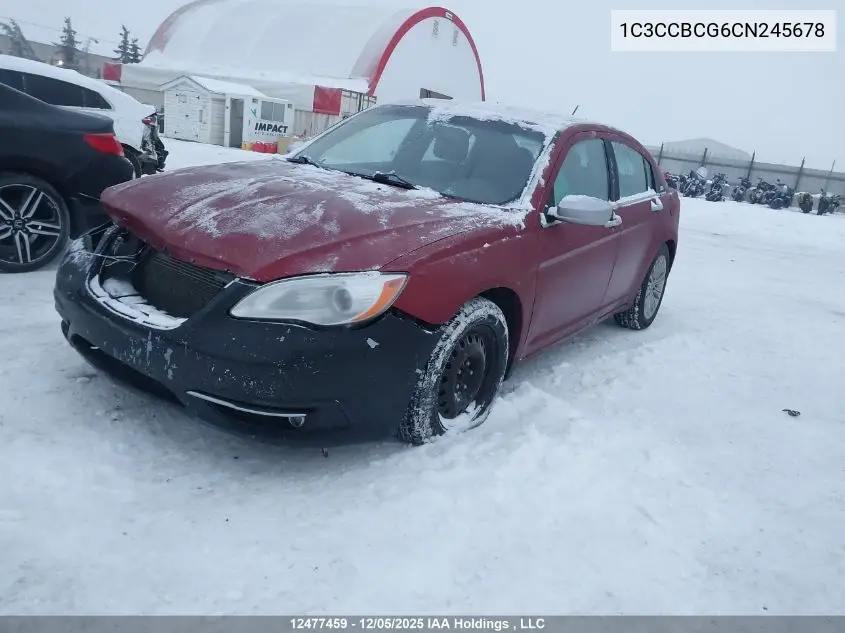 1C3CCBCG6CN245678 2012 Chrysler 200 Limited