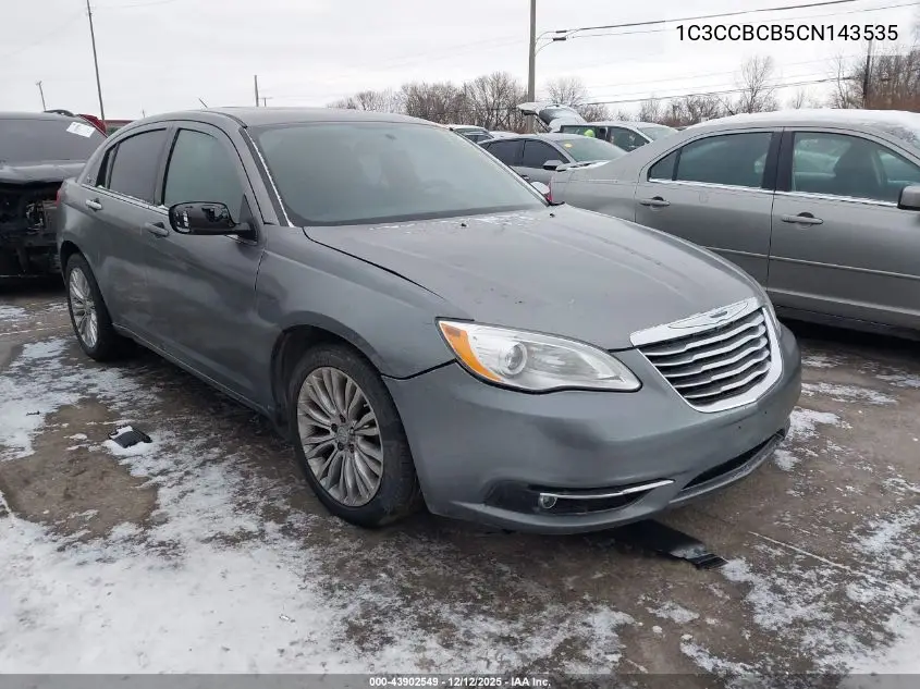1C3CCBCB5CN143535 2012 Chrysler 200 Limited