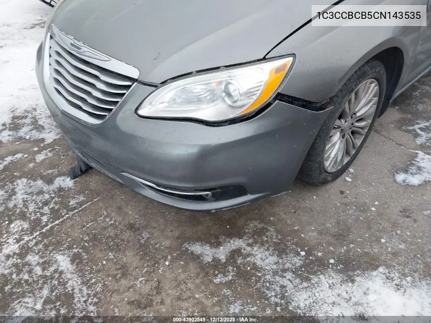 1C3CCBCB5CN143535 2012 Chrysler 200 Limited