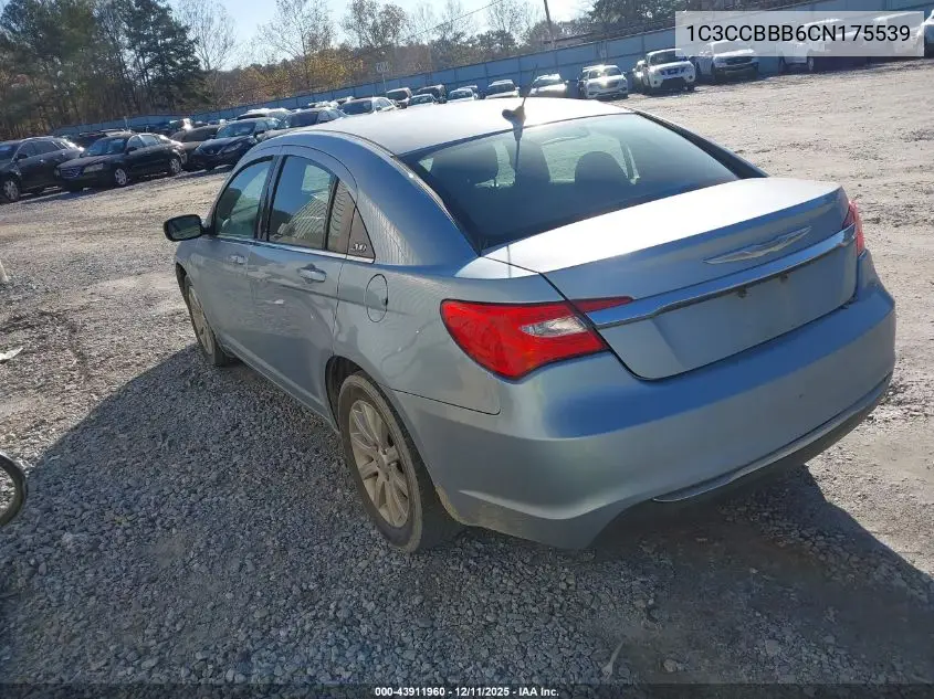 1C3CCBBB6CN175539 2012 Chrysler 200 Touring