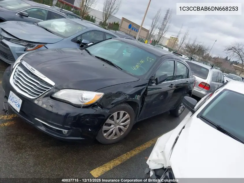 1C3CCBAB6DN668253 2013 Chrysler 200 Lx