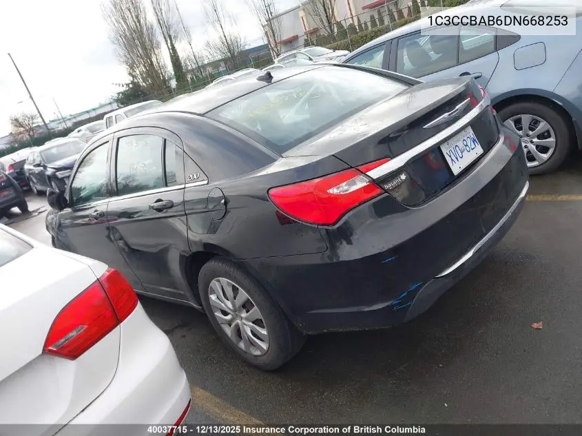 1C3CCBAB6DN668253 2013 Chrysler 200 Lx