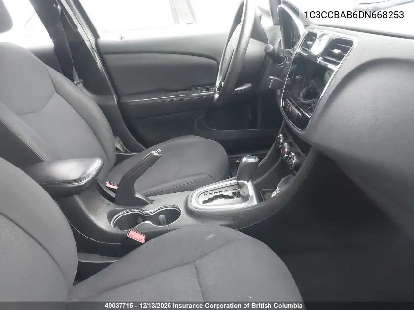 1C3CCBAB6DN668253 2013 Chrysler 200 Lx