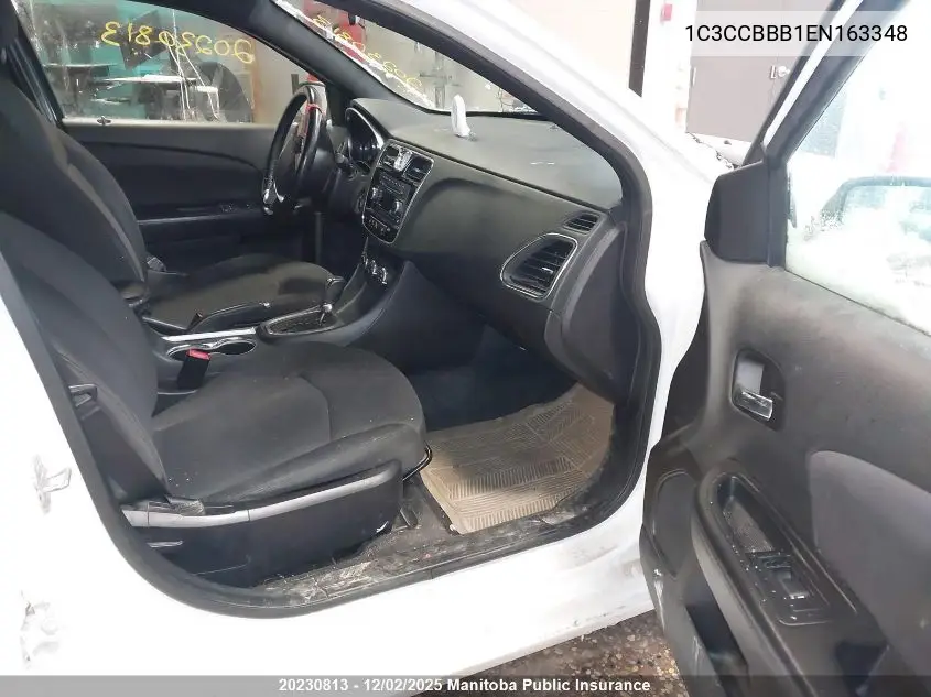 1C3CCBBB1EN163348 2014 Chrysler 200 Touring