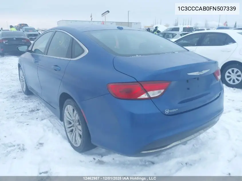 1C3CCCAB0FN507339 2015 Chrysler 200 Limited