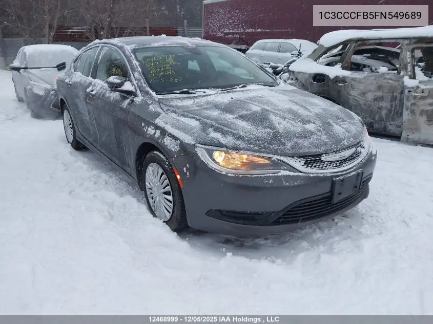 1C3CCCFB5FN549689 2015 Chrysler 200