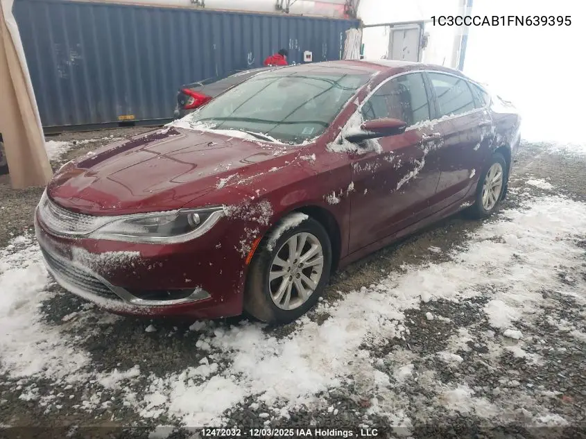 1C3CCCAB1FN639395 2015 Chrysler 200 Limited