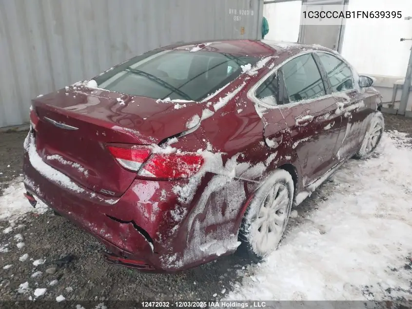 1C3CCCAB1FN639395 2015 Chrysler 200 Limited
