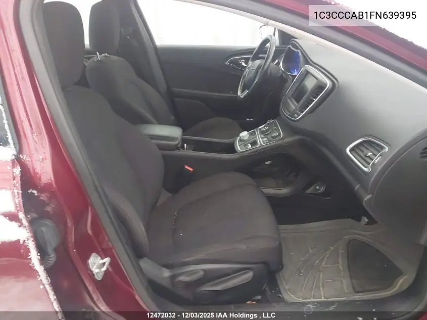 1C3CCCAB1FN639395 2015 Chrysler 200 Limited
