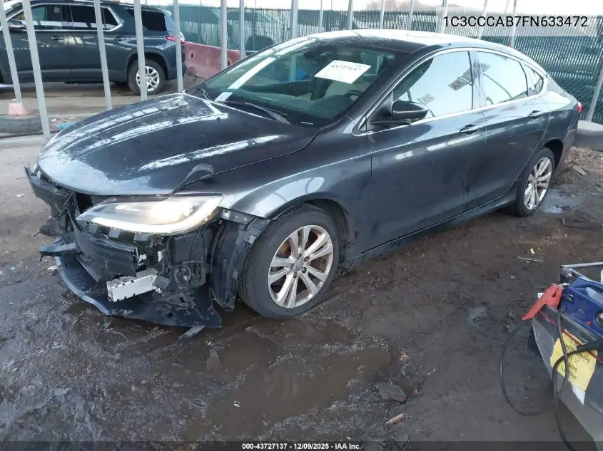 1C3CCCAB7FN633472 2015 Chrysler 200 Limited