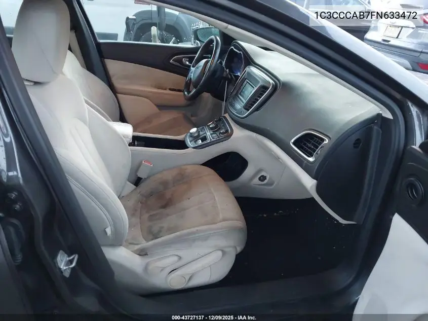 1C3CCCAB7FN633472 2015 Chrysler 200 Limited