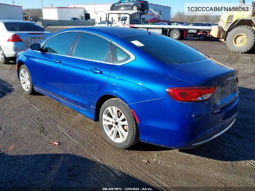 1C3CCCAB6FN656063 2015 Chrysler 200 Limited
