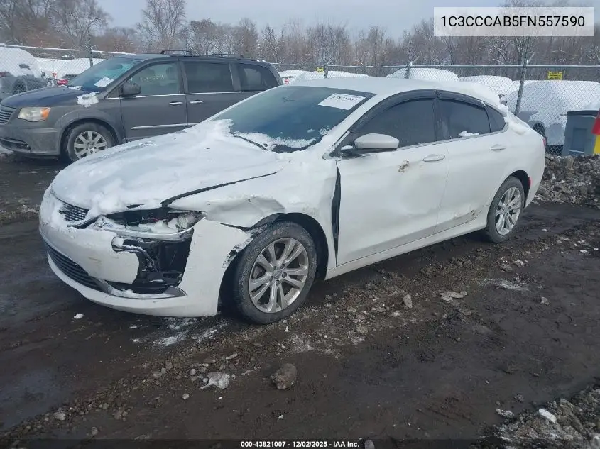 1C3CCCAB5FN557590 2015 Chrysler 200 Limited