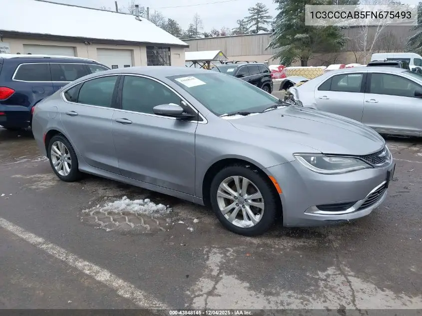1C3CCCAB5FN675493 2015 Chrysler 200 Limited