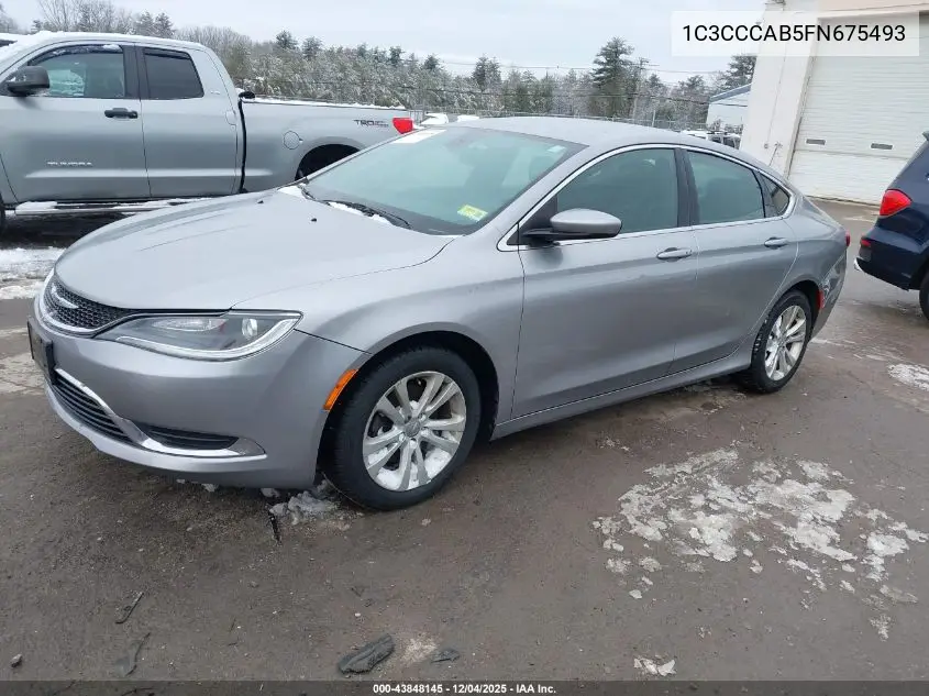 1C3CCCAB5FN675493 2015 Chrysler 200 Limited