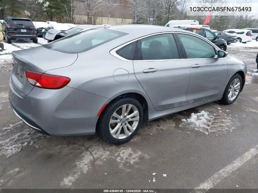 1C3CCCAB5FN675493 2015 Chrysler 200 Limited