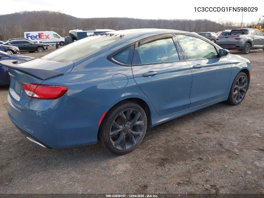 1C3CCCDG1FN598029 2015 Chrysler 200 S