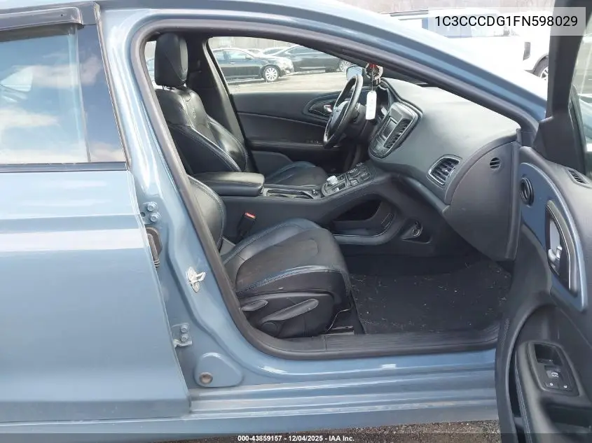 1C3CCCDG1FN598029 2015 Chrysler 200 S
