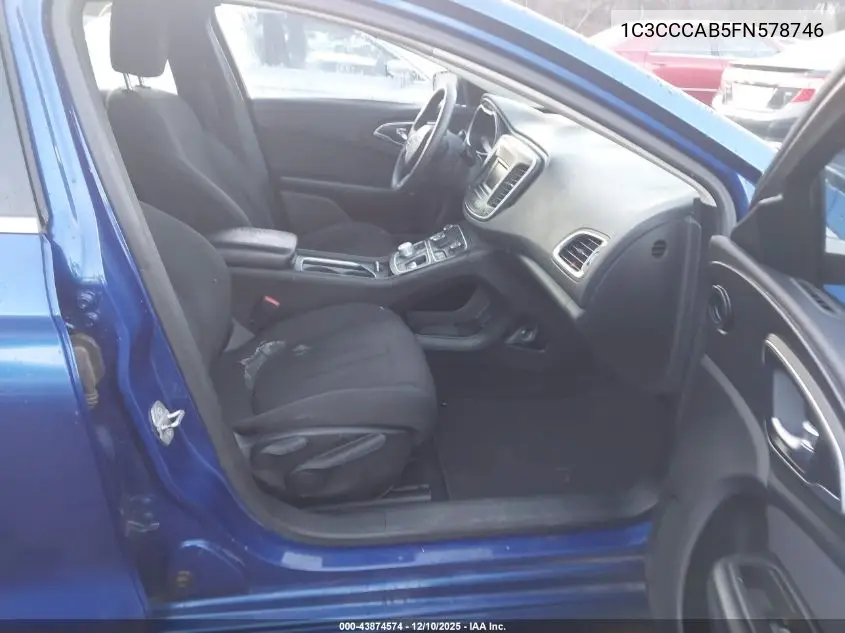 1C3CCCAB5FN578746 2015 Chrysler 200 Limited