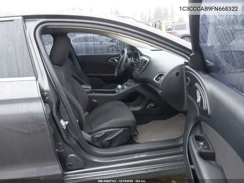 1C3CCCAB9FN668322 2015 Chrysler 200 Limited