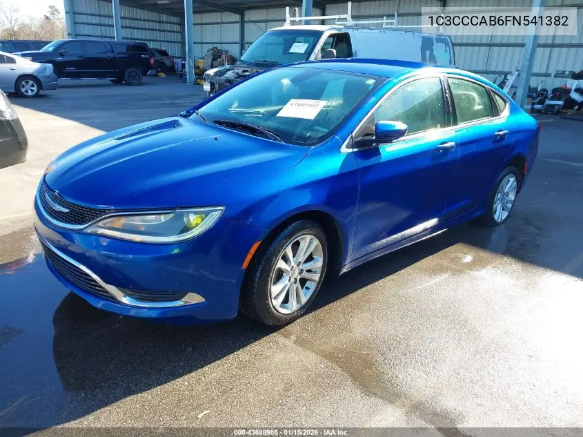 1C3CCCAB6FN541382 2015 Chrysler 200 Limited