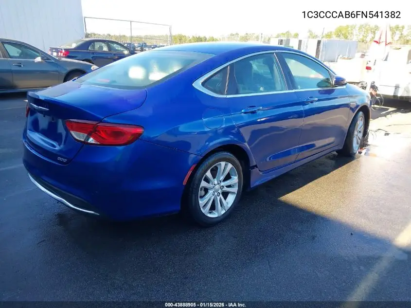 1C3CCCAB6FN541382 2015 Chrysler 200 Limited