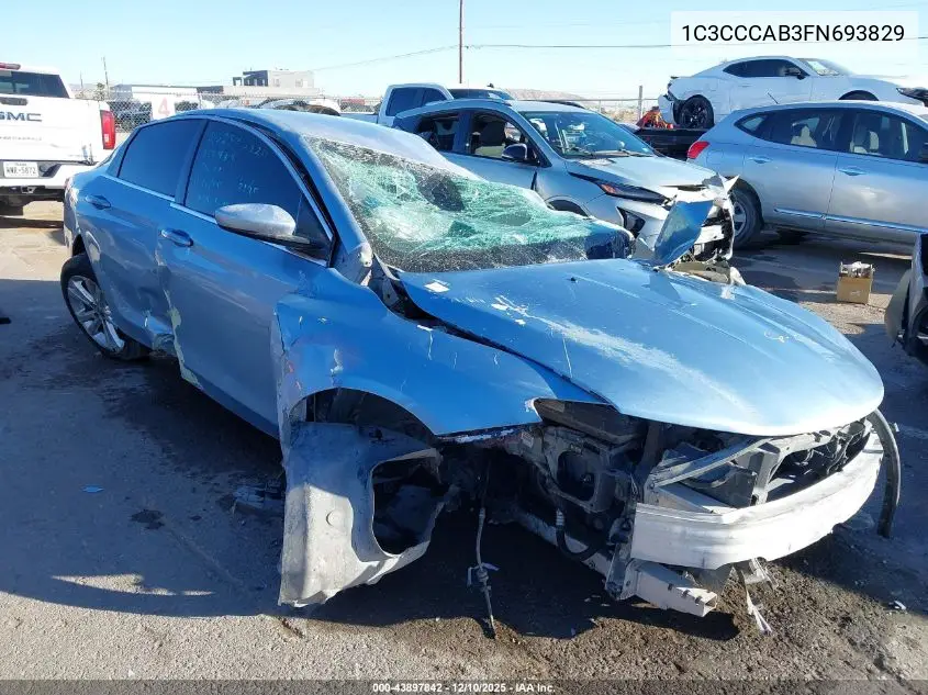 1C3CCCAB3FN693829 2015 Chrysler 200 Limited