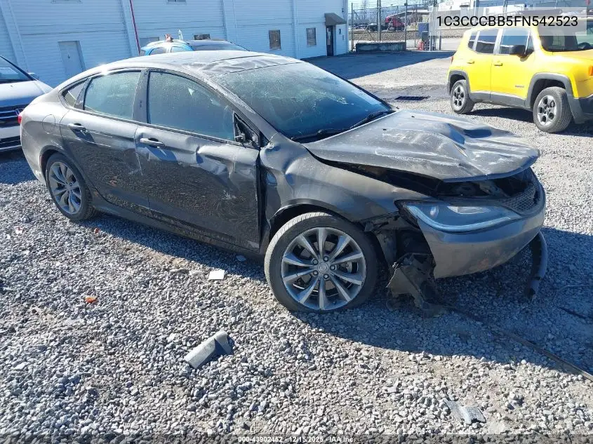 1C3CCCBB5FN542523 2015 Chrysler 200 S